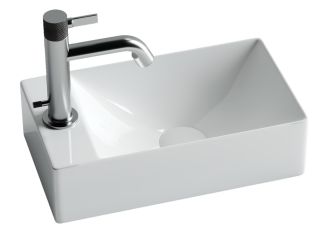Раковина Ceramica Nova Element CN5008 отверстие под смеситель слева 38см белый
